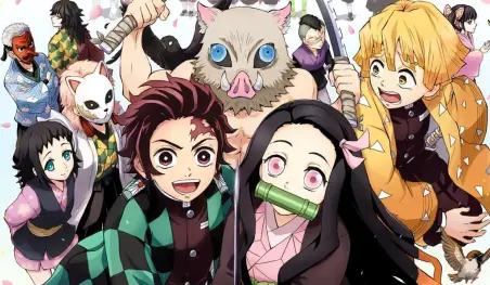 Kimetsu no Yaiba y Boku no Hero Academia se mezclan en este fanart