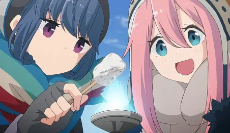 Yuru Camp reveló nuevos visuales para su segunda temporada