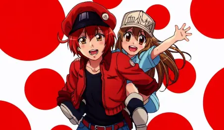 Hataraku Saibou lanza una ilustración sobre la pandemia de COVID-19