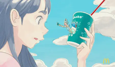 McDonald's Japan lanza un comercial animado para su nueva malteada