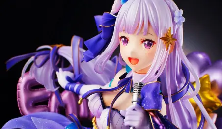 Re:Zero: Emilia se viste de idol en una figura a escala