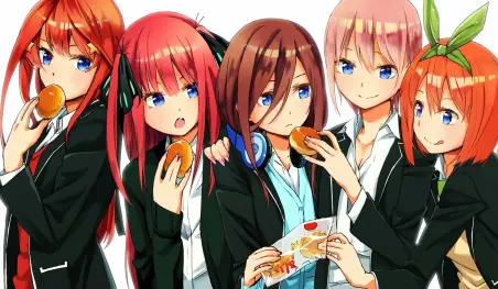 El juego de Gotoubun no Hanayome supera 300,000 pre-registros