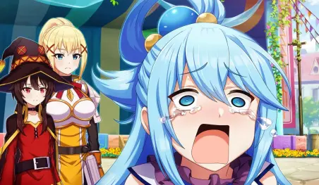 El nuevo videojuego de KonoSuba! muestra su gameplay en un nuevo tráiler