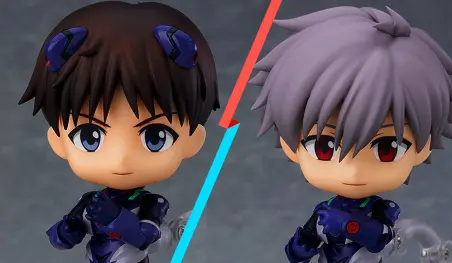 Evangelion: Shinji y  Kaworu inspiran figuras Nendoroid