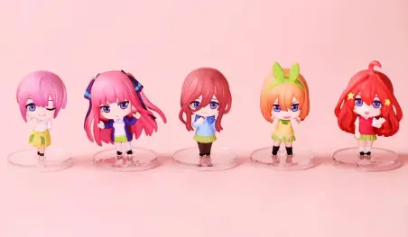 Gotoubun no Hanayome: Las quintillizas inspiran pequeñas figuras a escala