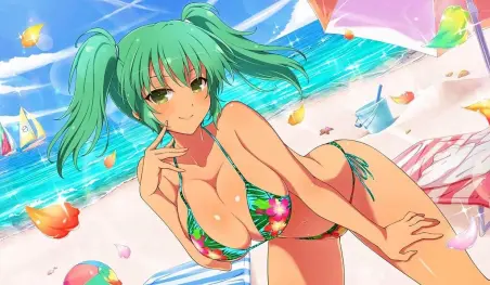 Ikki Tousen Extra Burst: Ryofu Housen viste un hermoso traje de baño en el nuevo evento