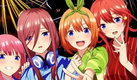Gotoubun no Hanayome anuncia una colaboración con la obra Senya Ichiya Monogatari