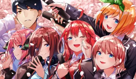 Gotoubun no Hanayome revela nuevas ilustraciones de su juego para smartphones