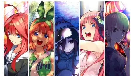Gotoubun no Hanayome revela nuevos detalles de su juego para smartphones