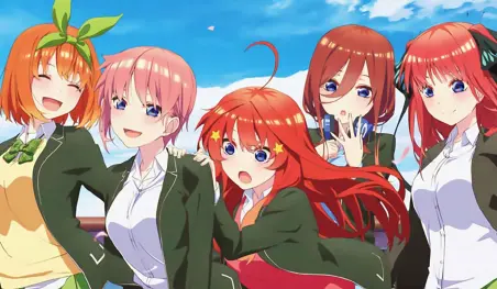 Gotoubun no Hanayome revela un nuevo visual para su segunda temporada