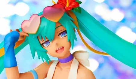Hatsune Miku inspira una hermosa y veraniega figura