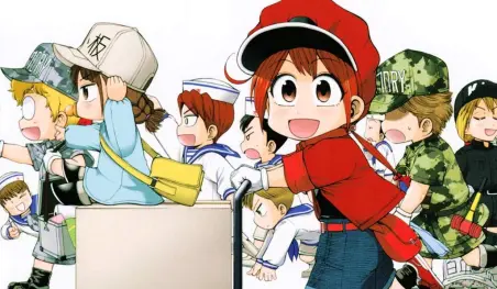 El manga Hataraku Saibou Baby se reanudará este mes