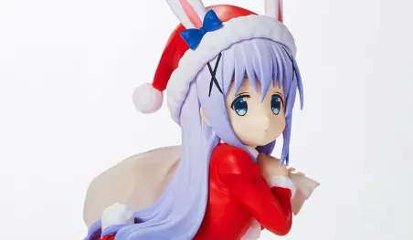 Gochuumon wa Usagi Desu ka?: Chino inspira una navideña figura