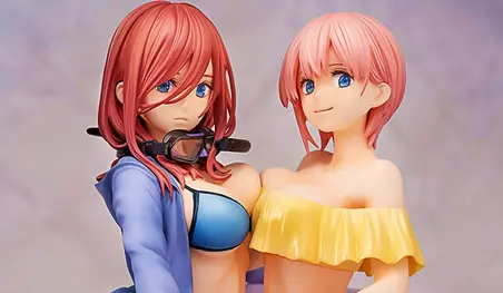 Gotoubun no Hanayome: Miku e Ichika inspiran figuras a escala