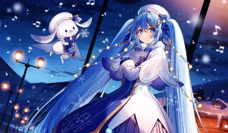 Hatsune Miku revela un visual promocional para su próximo evento de invierno
