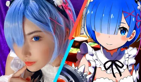 Re:Zero: La actriz de videos para adultos Eimi Fukada hizo un cosplay de Rem