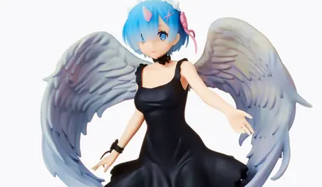 Re:Zero: Rem inspira una angelical figura