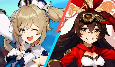 Genshin Impact: Amber y Barbara inspiran fascinantes figuras de papel