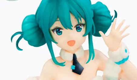 Hatsune Miku se viste de conejita en una hermosa figura