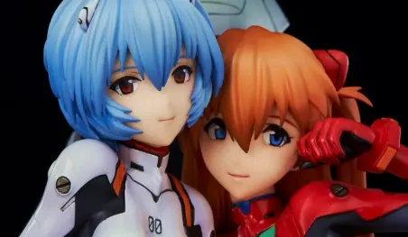 Evangelion: Rei y Asuka inspiran una hermosa figura