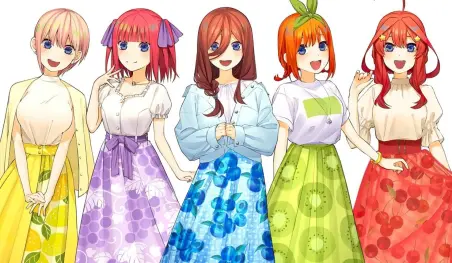Gotoubun no Hanayome anuncia una colaboración de San Valentín
