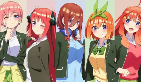 Gotoubun no Hanayome revela sus nuevas secuencias de opening y ending