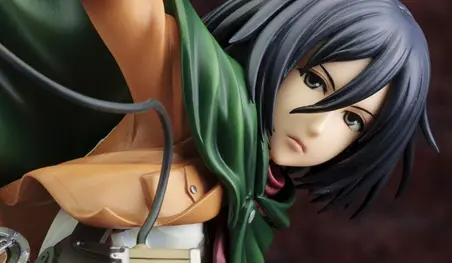 Shingeki no Kyojin: Mikasa inspira una fabulosa figura