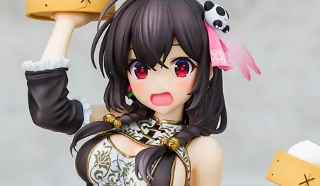 KonoSuba!: Yunyun viste un atuendo chino en una hermosa figura