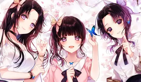 Las chicas de Kimetsu no Yaiba protagonizan una hermosa ilustración