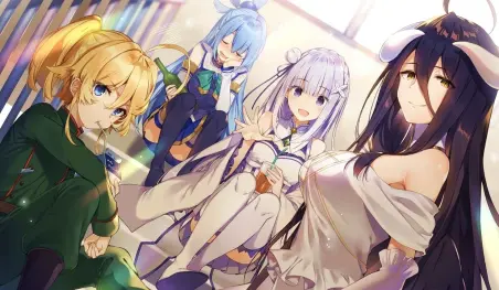 Overlord, Re:Zero, Youjo Senki y KonoSuba! tendrán una exhibición conjunta