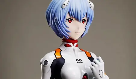 Rebuild of Evangelion: Rei inspira una figura en tamaño real
