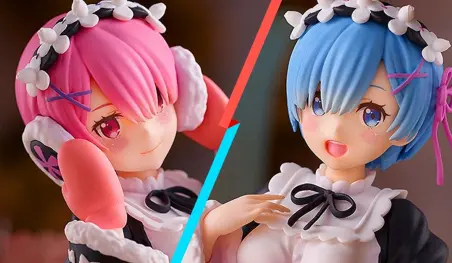Re:Zero: Ram y Rem inspiran hermosas figuras