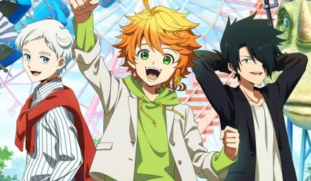 Yakusoku no Neverland anuncia una colaboración con un parque de diversiones