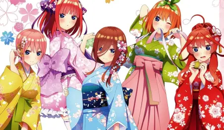 Gotoubun no Hanayome: Las quintillizas visten hermosos yukata para una colaboración