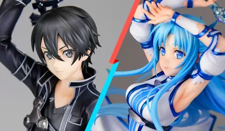 Sword Art Online: Kirito y Asuna inspiran fabulosas figuras a escala
