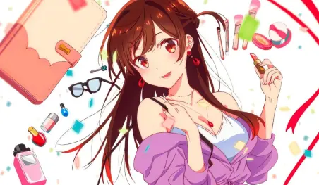 Las chicas de Kanojo, Okarishimasu inspiran hermosas ilustraciones para una lotería