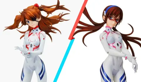 Rebuild of Evangelion: Asuka y Mari inspiran fabulosas figuras