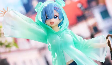 Re:Zero: Rem viste un adorable impermeable en una nueva figura