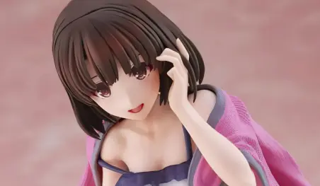 Saekano: Megumi Katou viste un negligé para una hermosa figura
