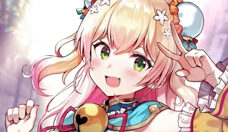 Hololive: Momosuzu Nene celebra su aniversario con una sensual dakimakura