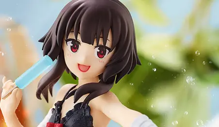 KonoSuba!: Megumin inspira una linda figura en traje de baño