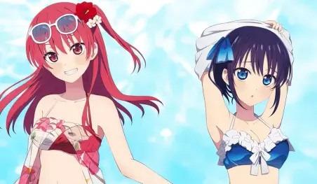 Las chicas de Kanojo mo Kanojo inspiran productos en trajes de baño