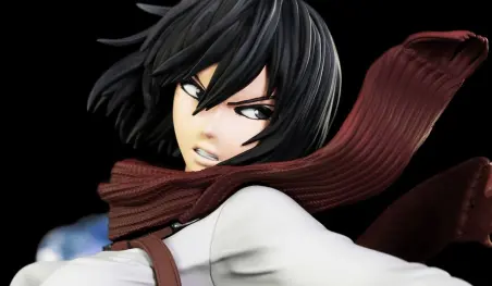 Shingeki no Kyojin: Mikasa Ackerman inspira una espectacular figura a escala