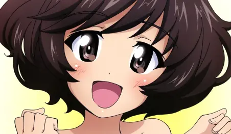 El personal de la estación de Ooarai imitó las poses de Girls und Panzer