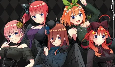 Gotoubun no Hanayome: Las quintillizas se visten de ángeles caídos en nuevos productos