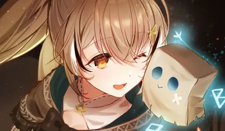 Hololive: Nanashi Mumei hizo una transmisión estudiando y superó los 11 mil espectadores