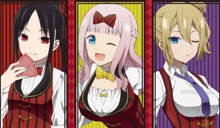 Kaguya-sama: Love is War: Las chicas visten atuendos de casino para nuevos productos