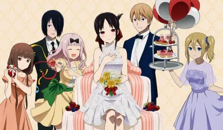 Kaguya-sama: Love is War: Los personajes se visten de gala para una colaboración
