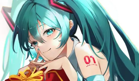 El hombre que se casó con Hatsune Miku la llevó a cenar a un restaurante en Navidad