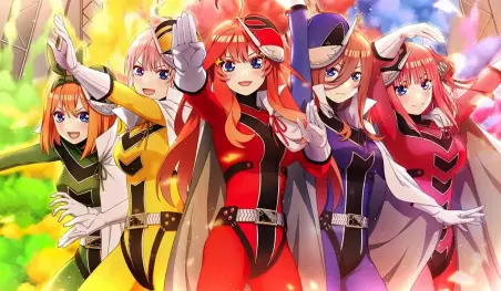 Gotoubun no Hanayome y Sentai Daishikkaku anuncian una colaboración